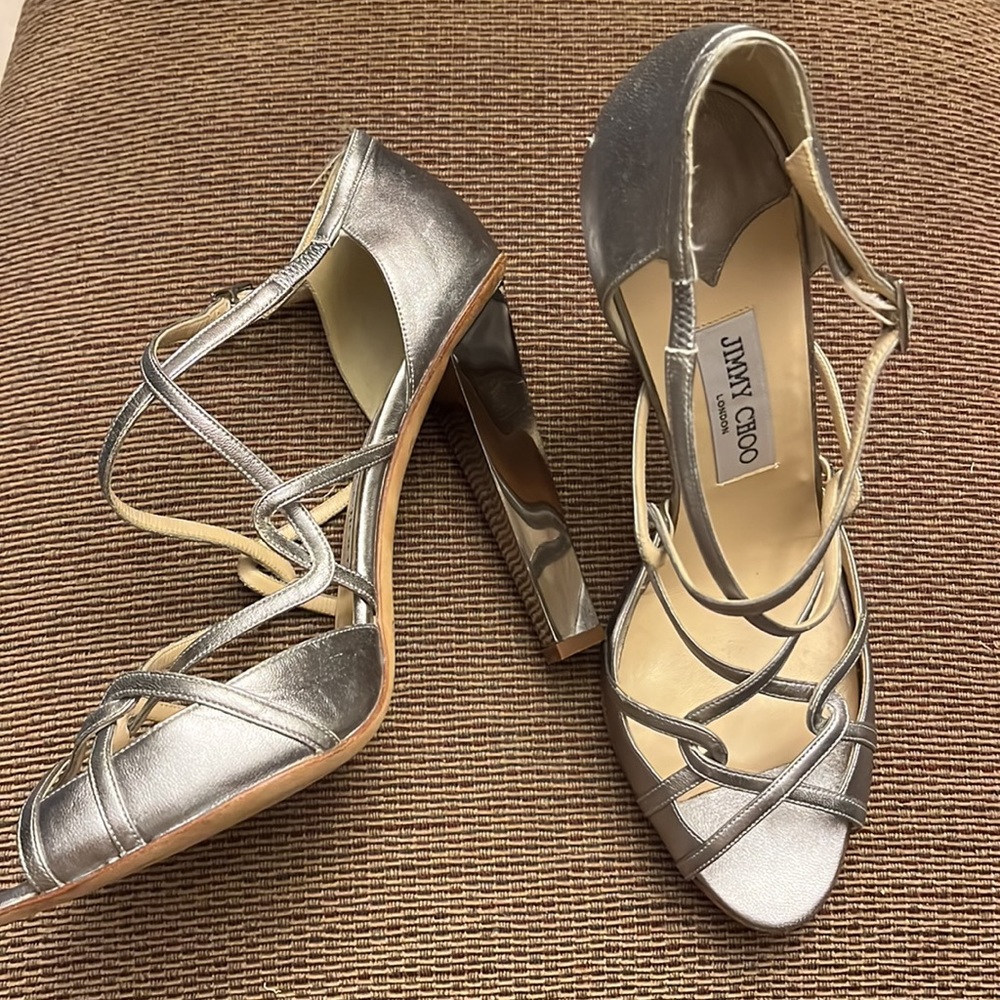 Metallic Jimmy Choos - Picture 2 of 5